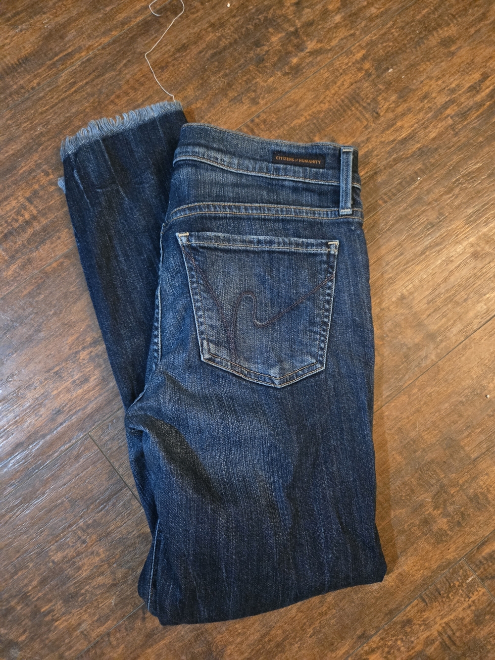 Citizens of Humanity Women's Dark Blue Slim Jeans